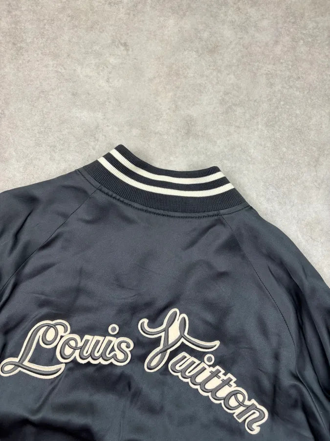 SS2009 Louis Vuitton Navy Teddy Light Jacket OJKZsNb 5