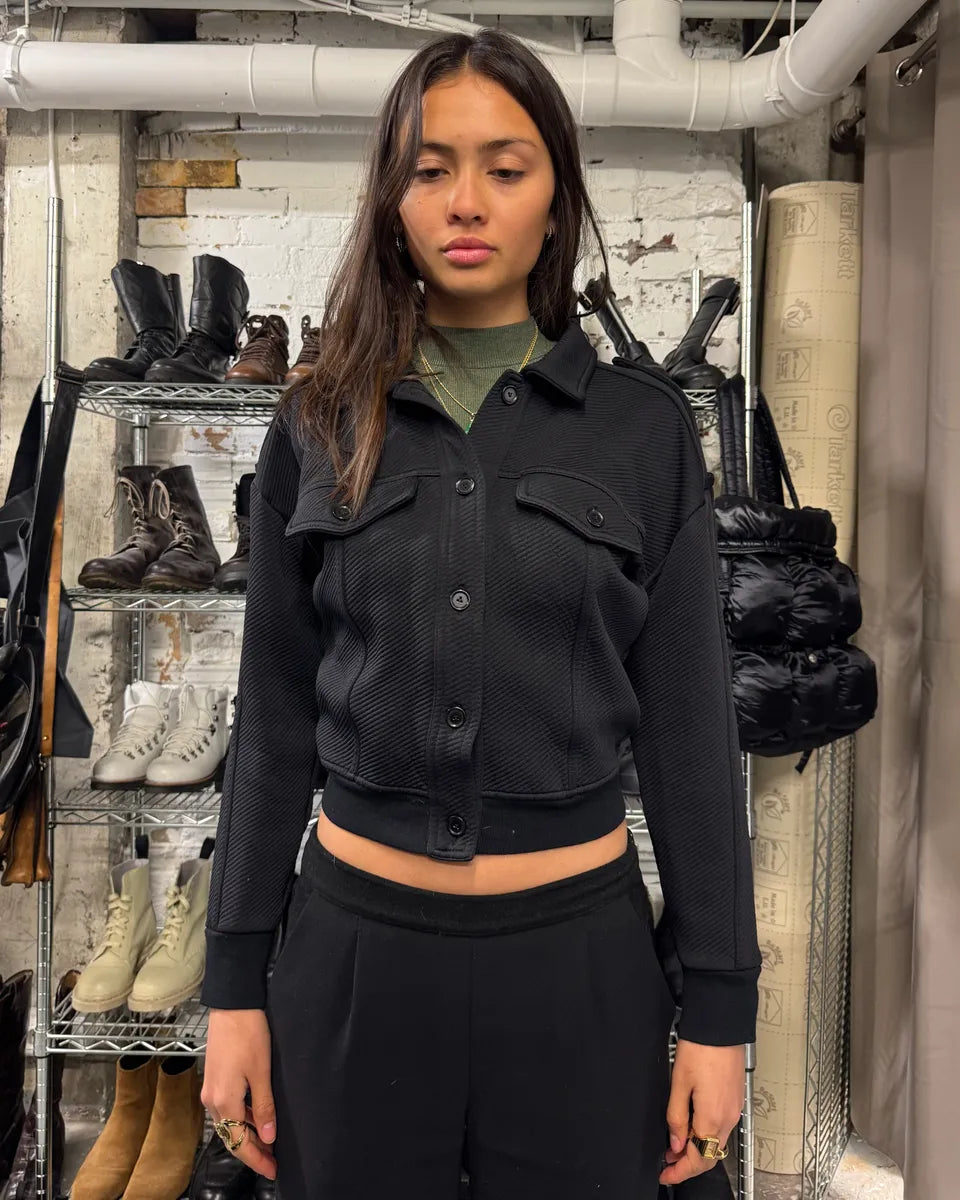 Louis Vuitton Navy Uniform Bomber Jacket (S/M) 0