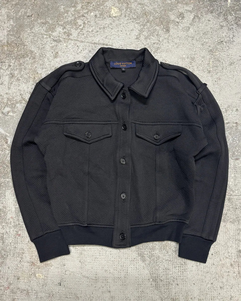 Louis Vuitton Navy Uniform Bomber Jacket (S/M) 2