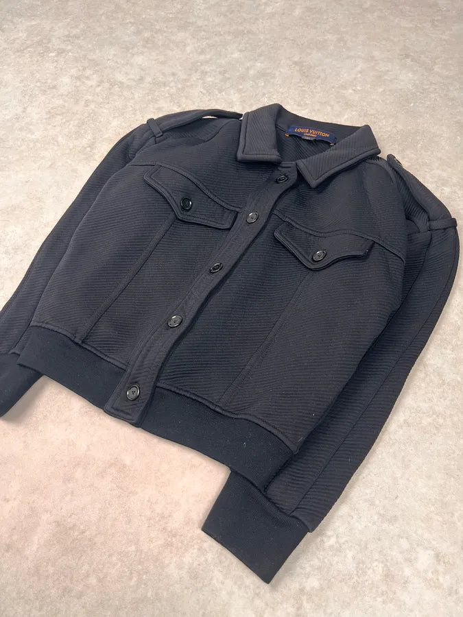 Louis Vuitton Navy Uniform Bomber Jacket UqMlAjd 4