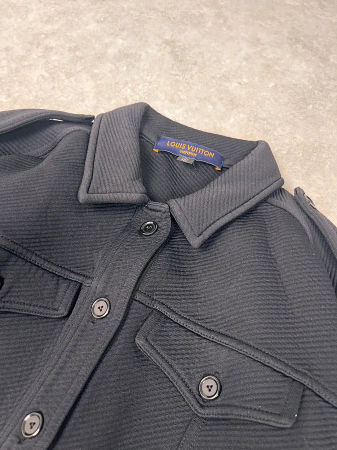 Louis Vuitton Navy Uniform Bomber Jacket UqMlAjd 5