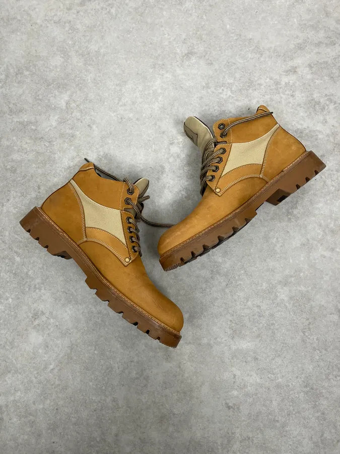 Louis Vuitton Oberkampf Beige Wheat Nubuck Boots RgQQFsH 2