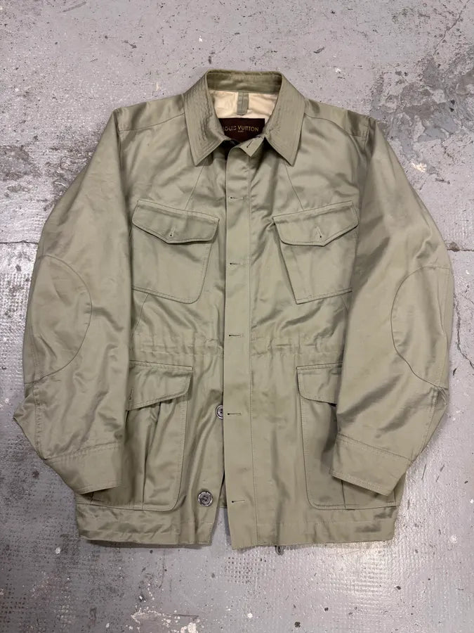 Louis Vuitton Olive Parka Army Jacket (L) VFRJgKJ 0