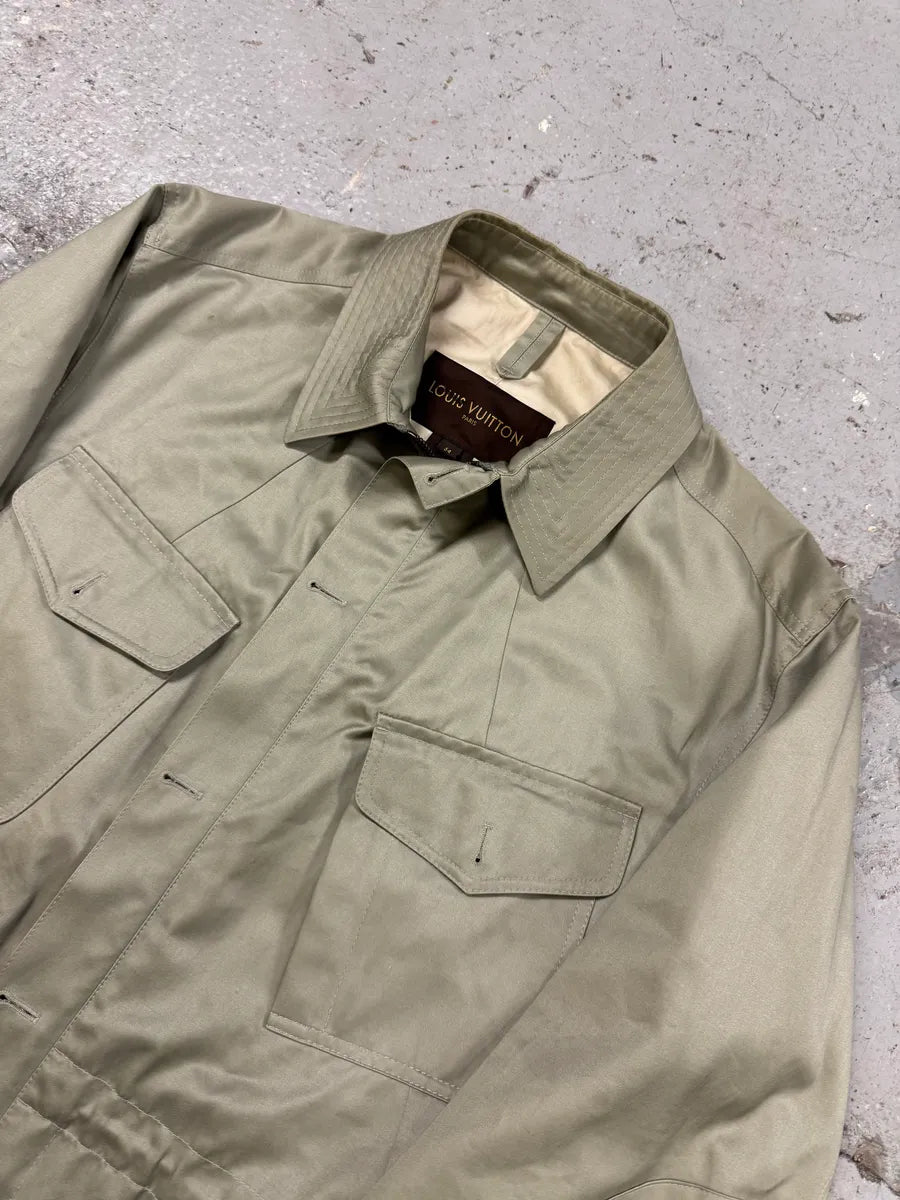 Louis Vuitton Olive Parka Army Jacket (L) VFRJgKJ 3