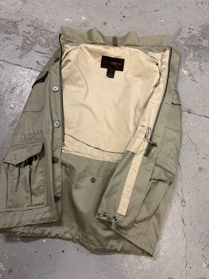 Louis Vuitton Olive Parka Army Jacket (L) VFRJgKJ 9