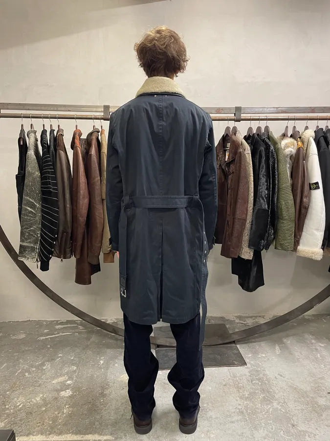 Louis Vuitton Pure Navy Trench Coat ykSHiKS 6