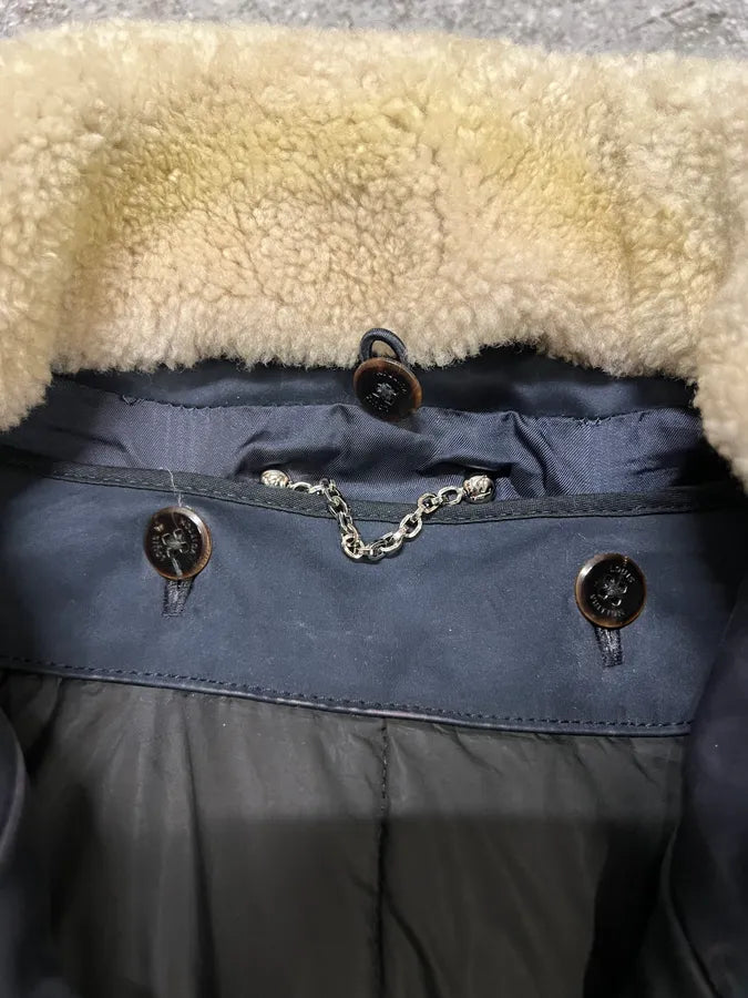 Louis Vuitton Pure Navy Trench Coat ykSHiKS 11