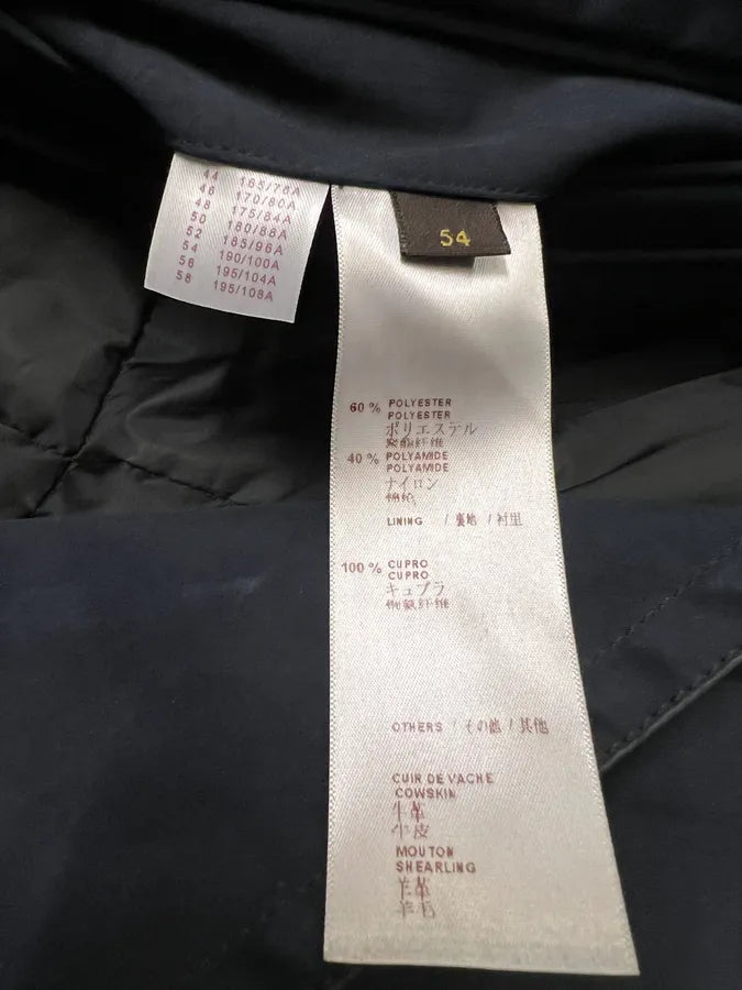 Louis Vuitton Pure Navy Trench Coat ykSHiKS 13