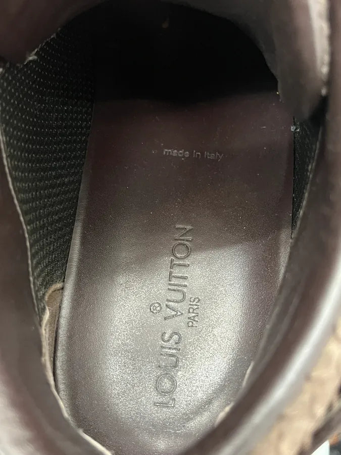 Louis Vuitton Mid Brown Python Leather Sneakers ulsCiAd 11