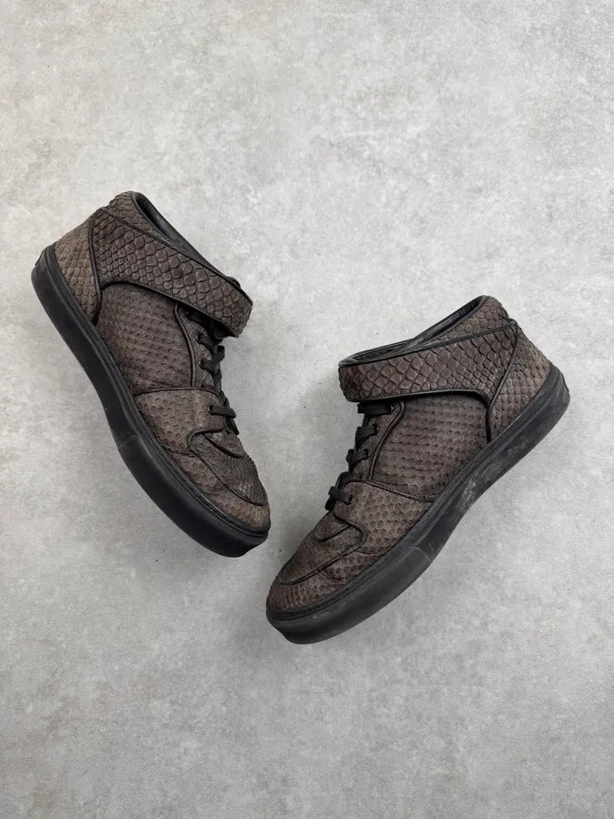 Louis Vuitton Mid Brown Python Leather Sneakers ulsCiAd 3