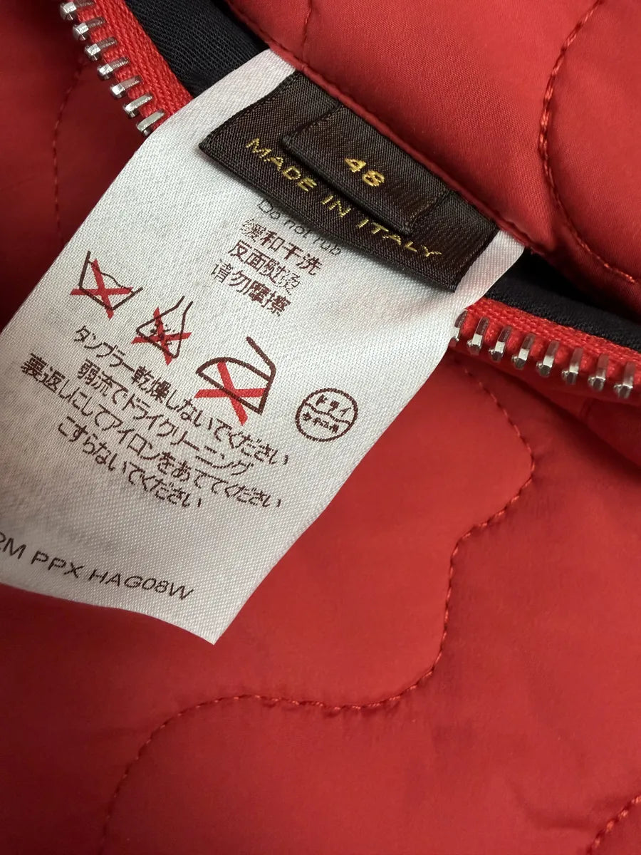 Louis Vuitton Red Abstract Camo Vest cfQXyxt 5