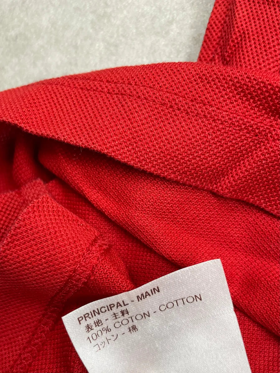 Louis Vuitton Red Minimalist Logo Polo nQeIEUc 7
