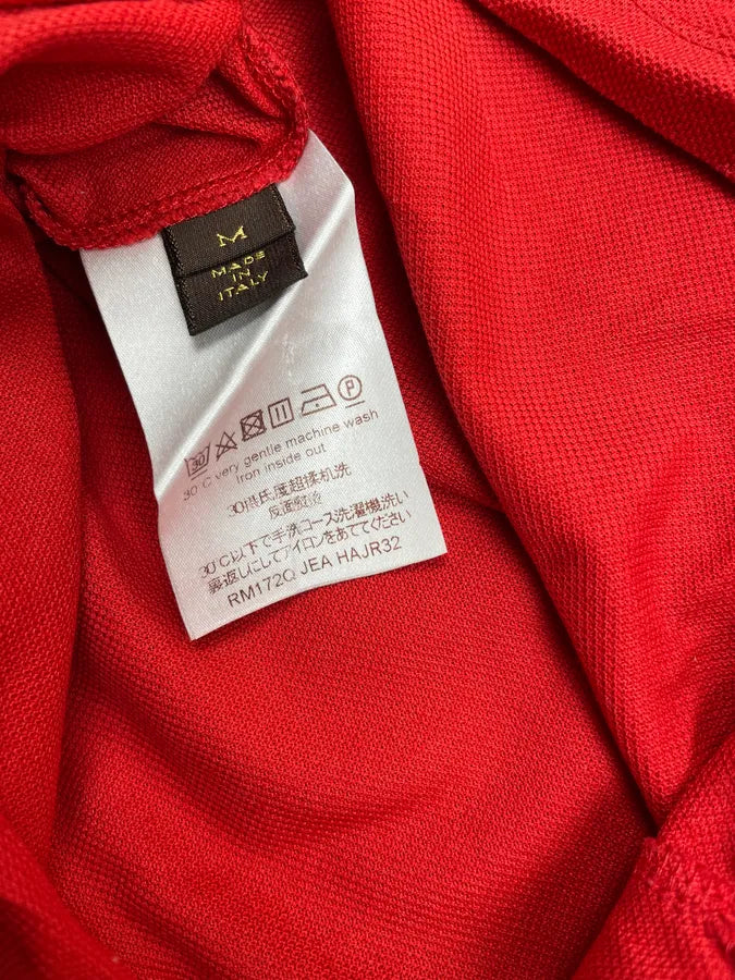 Louis Vuitton Red Minimalist Logo Polo nQeIEUc 8