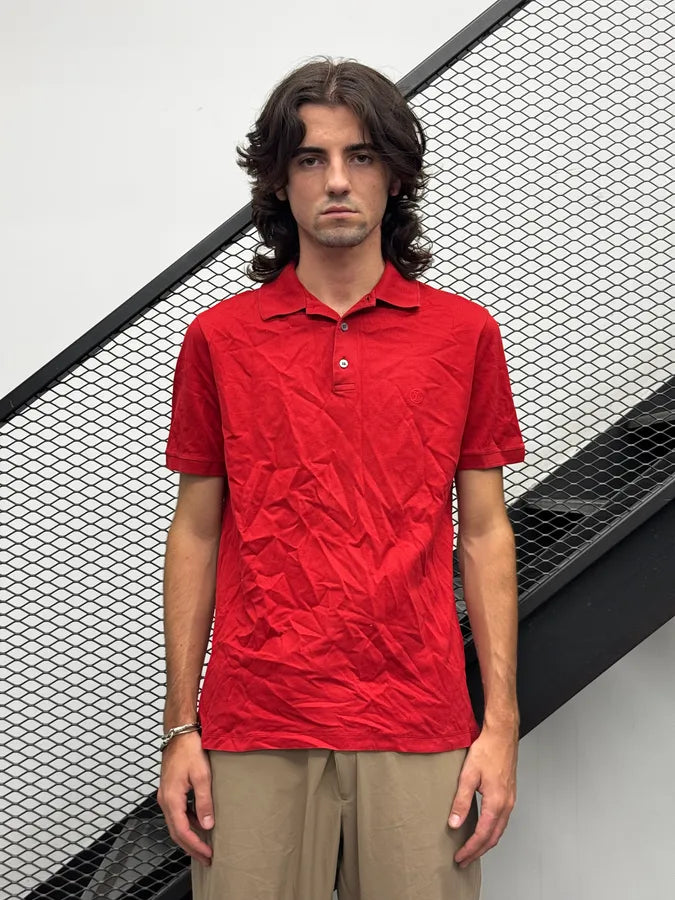 Louis Vuitton Red Minimalist Logo Polo nQeIEUc 2