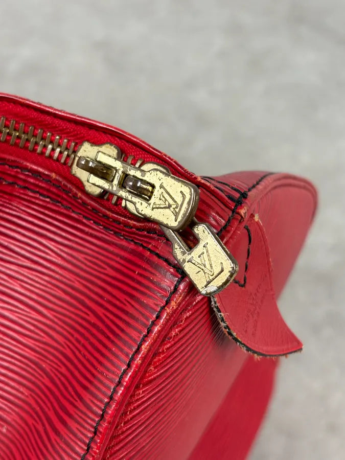 Louis Vuitton Red Epi Leather Keepall Handle Bag ORwcasg 10