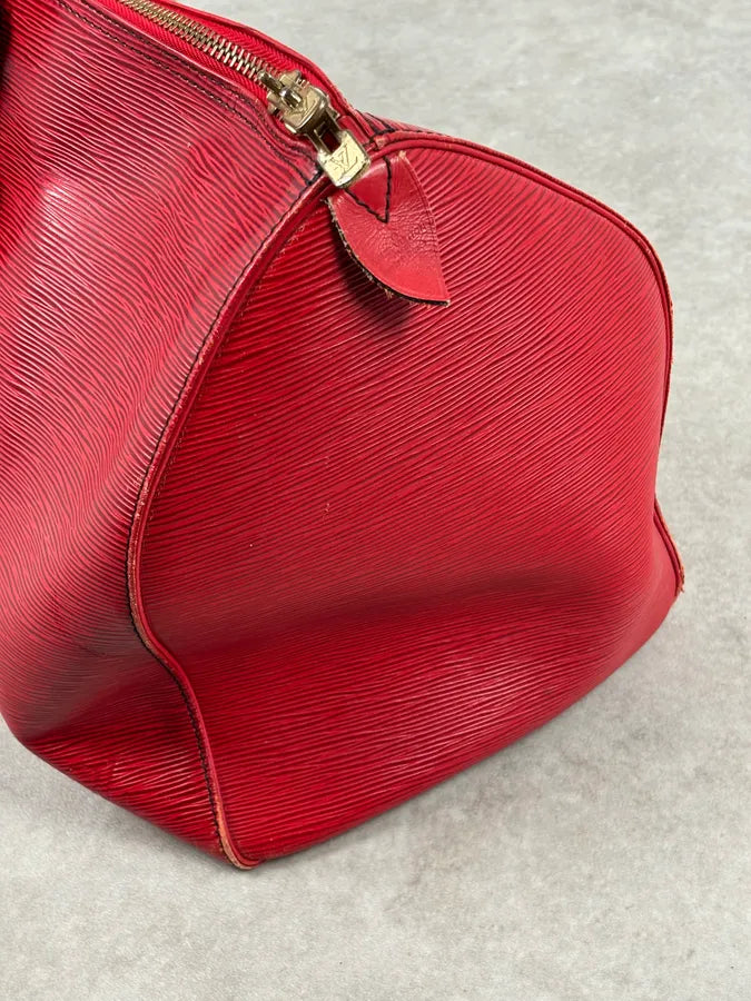 Louis Vuitton Red Epi Leather Keepall Handle Bag ORwcasg 15