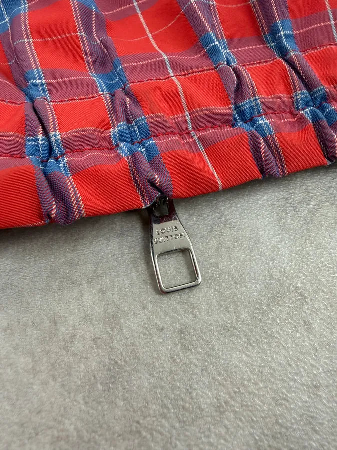 Louis Vuitton Red Tartan Light Jacket UugXYzg 12
