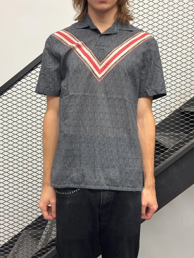 SS2015 Louis Vuitton Red V Line Polo Shirt fUuxkSk 0