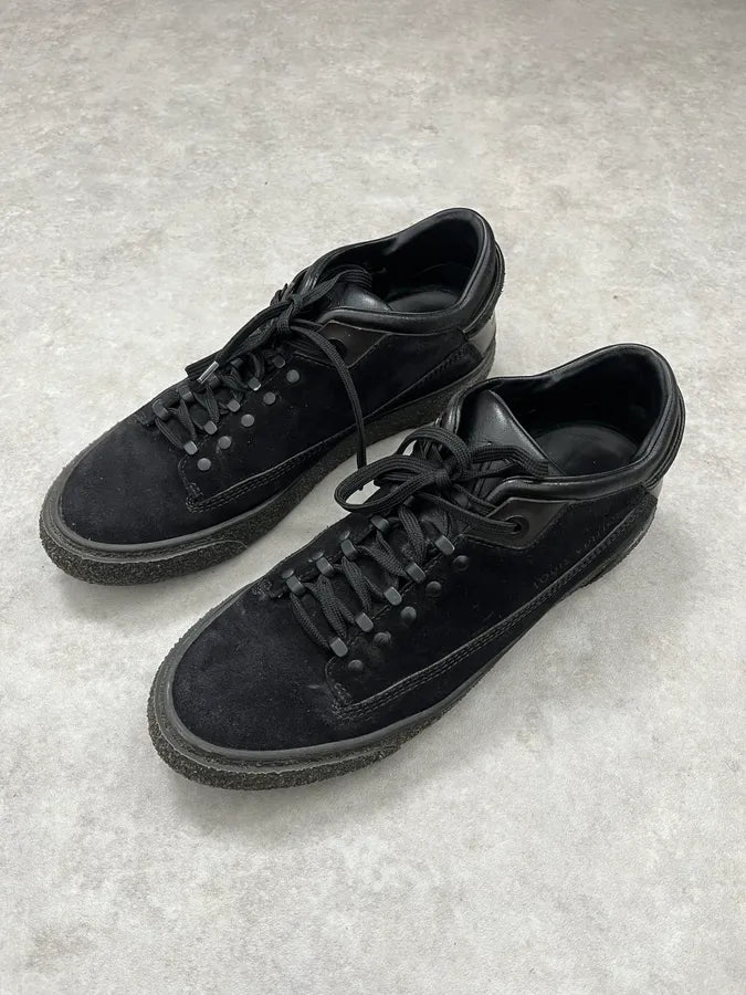 Louis Vuitton Runner Active Black Leather Monogram Sneakers RnKbSrB 2