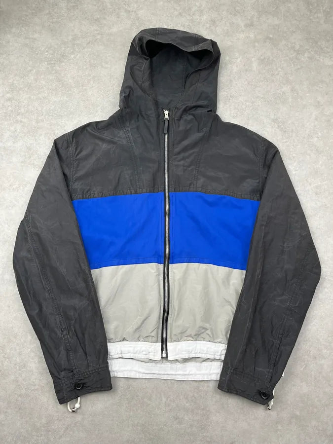 Louis Vuitton Silk Triple Color Hooded Windbreaker Jacket xrhiOST 0
