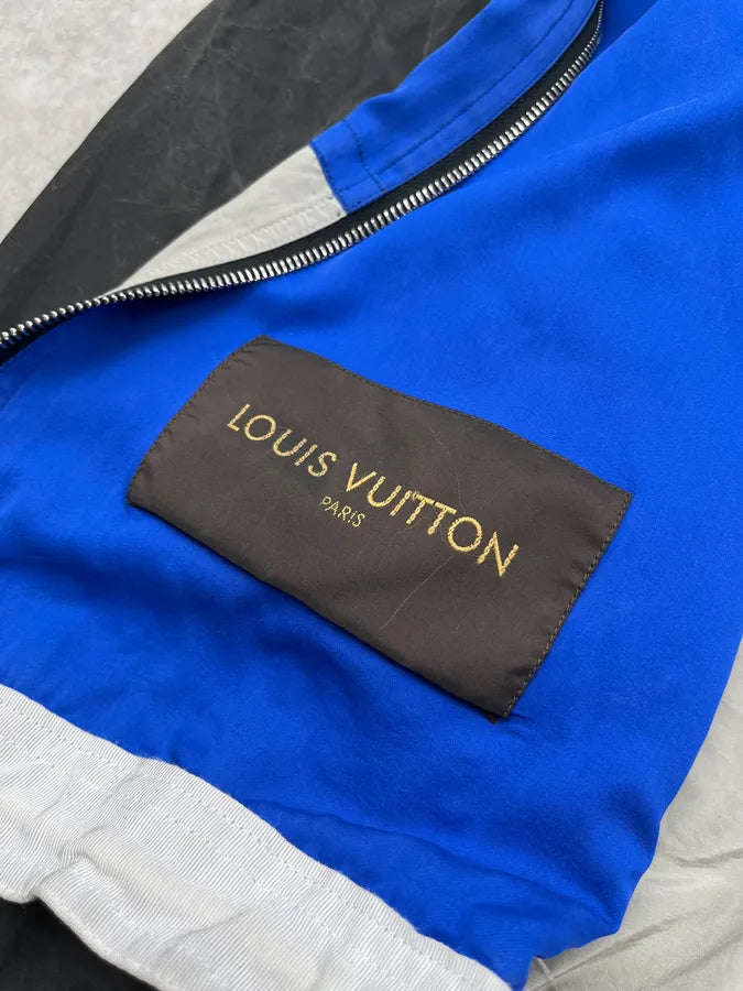 Louis Vuitton Silk Triple Color Hooded Windbreaker Jacket xrhiOST 8