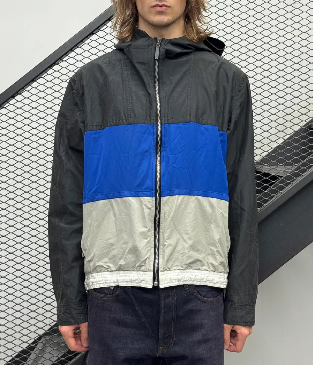 Louis Vuitton Silk Triple Color Hooded Windbreaker Jacket xrhiOST 2