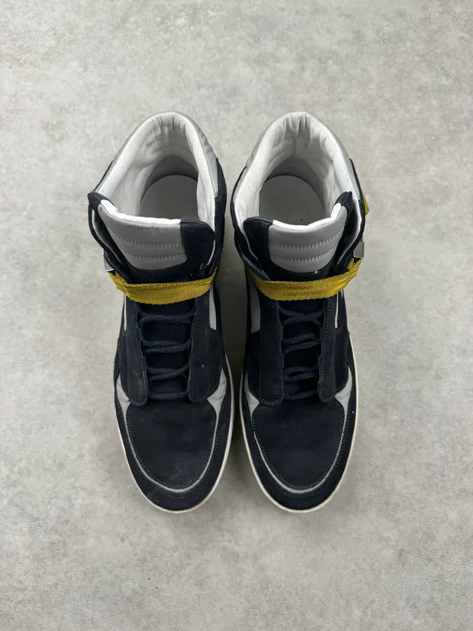 Louis Vuitton Splistream High Top Blue Yellow Sneakers  bNxYdZE 1
