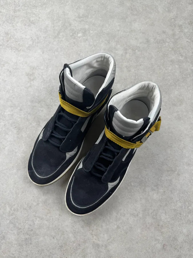 Louis Vuitton Splistream High Top Blue Yellow Sneakers  bNxYdZE 2