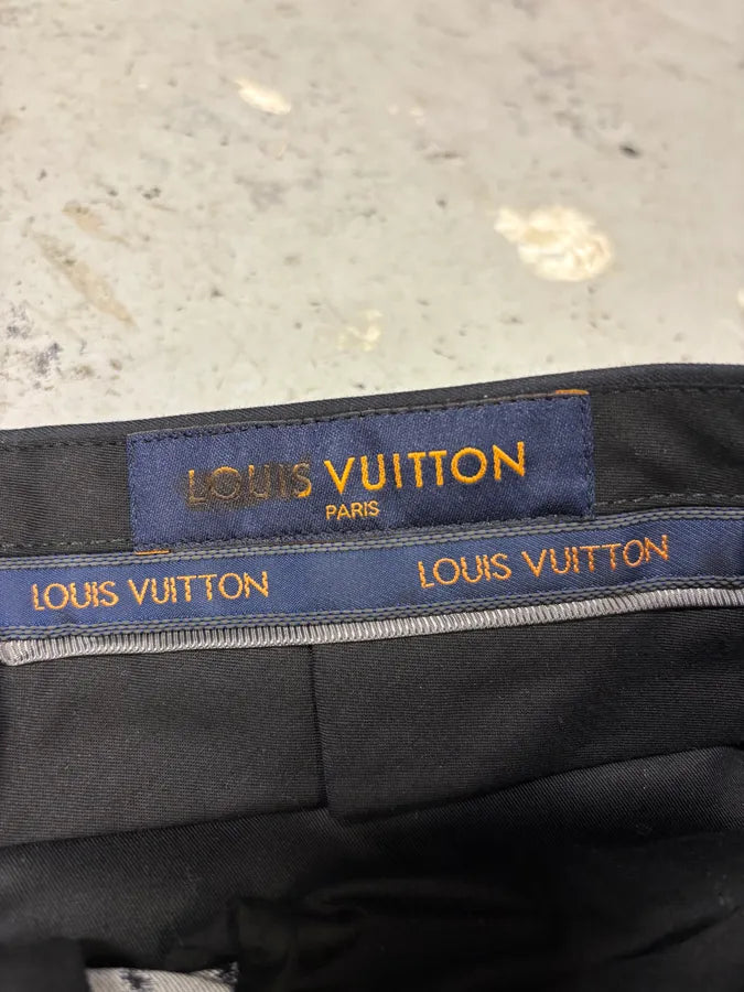 Louis Vuitton Striped Black Elegant Suit NmRocXQ 15