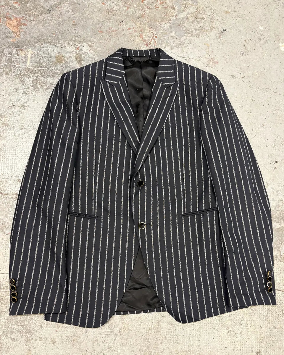 Louis Vuitton Striped Black Elegant Suit NmRocXQ 3