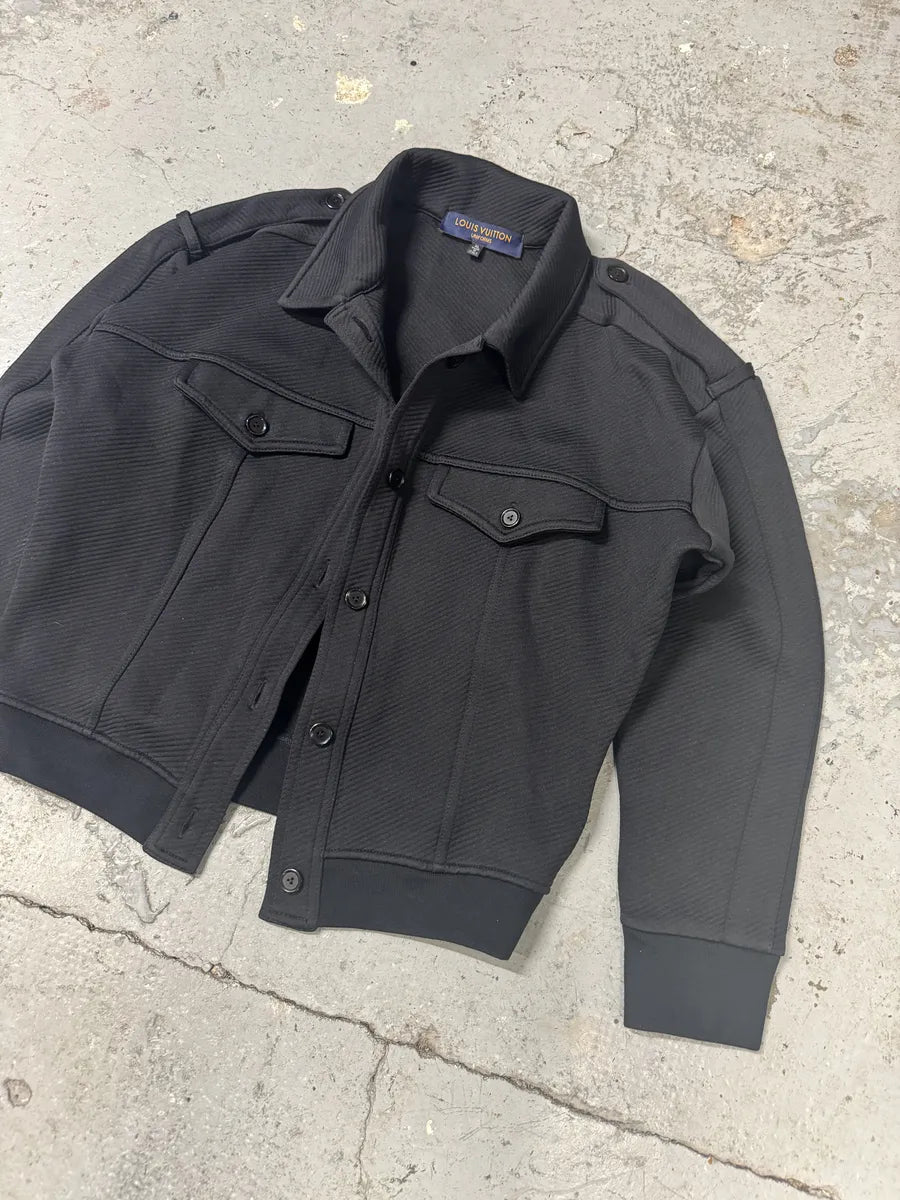 Louis Vuitton Uniform Dark Buttoned Jacket (L) RmsSHvd 6