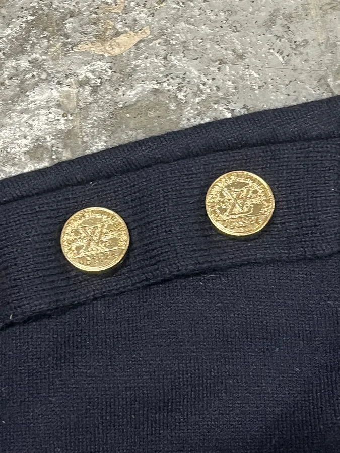 Louis Vuitton Uniform Navy Striped T-Shirt PdEkBmE 7