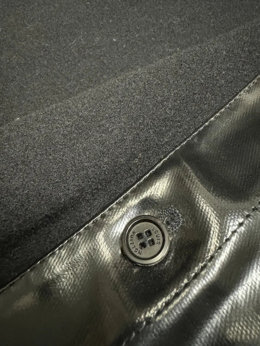 Louis Vuitton Vinyl Black Leather Jacket (M/L) 9