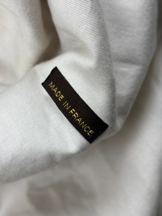 Louis Vuitton White Light Calf Leather Jacket QKqMPeW 11