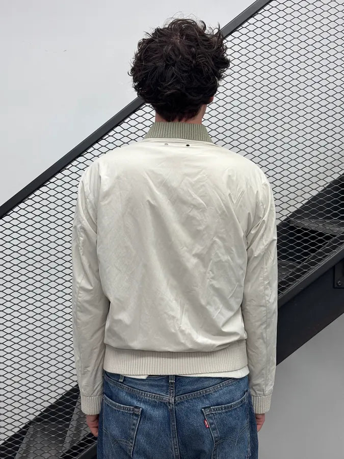 Louis Vuitton White Light Calf Leather Jacket QKqMPeW 2