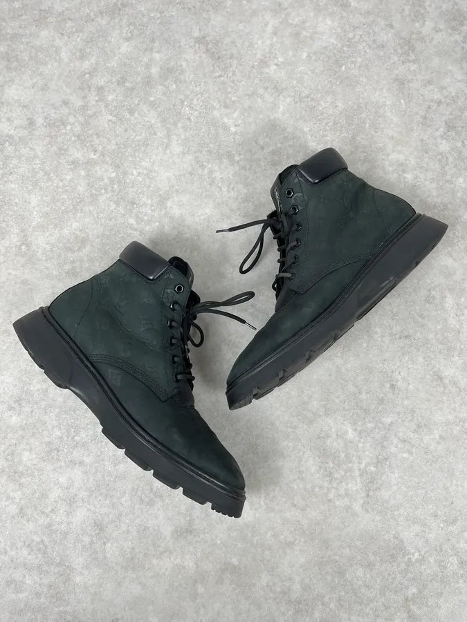 Louis Vuitton X NBA Black Leather Boots UEHCazW 2