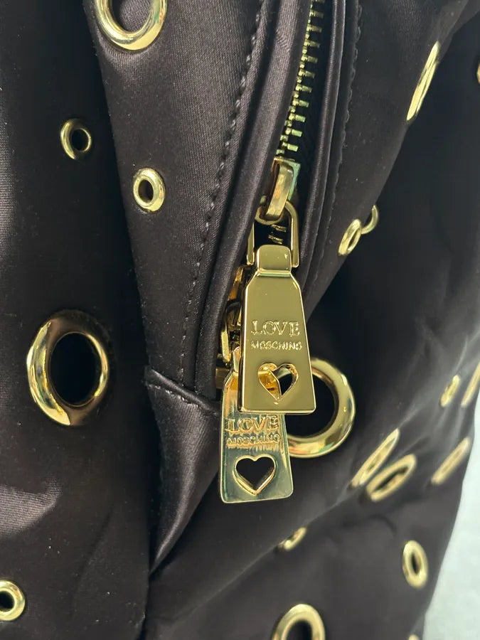 Love Moschino Purple Leather Eylet Handle Bag BMHDMQH 11