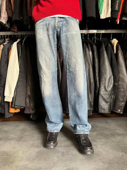 2000s Armani Aero Flared Eclipse Denim Jeans (S) - 2