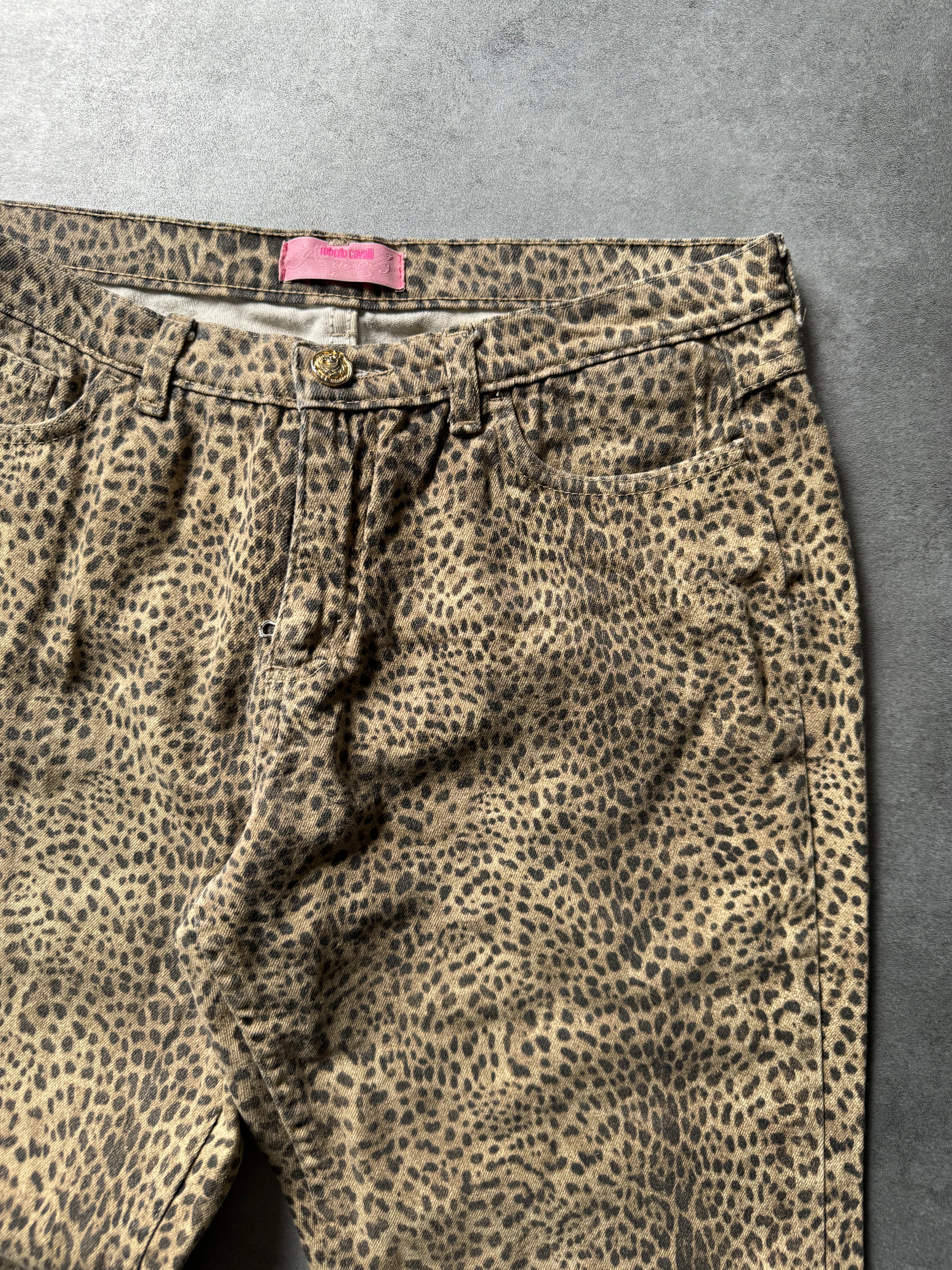 FW2001 Roberto Cavalli Angels Jaguar Smooth Pants (S) - 7