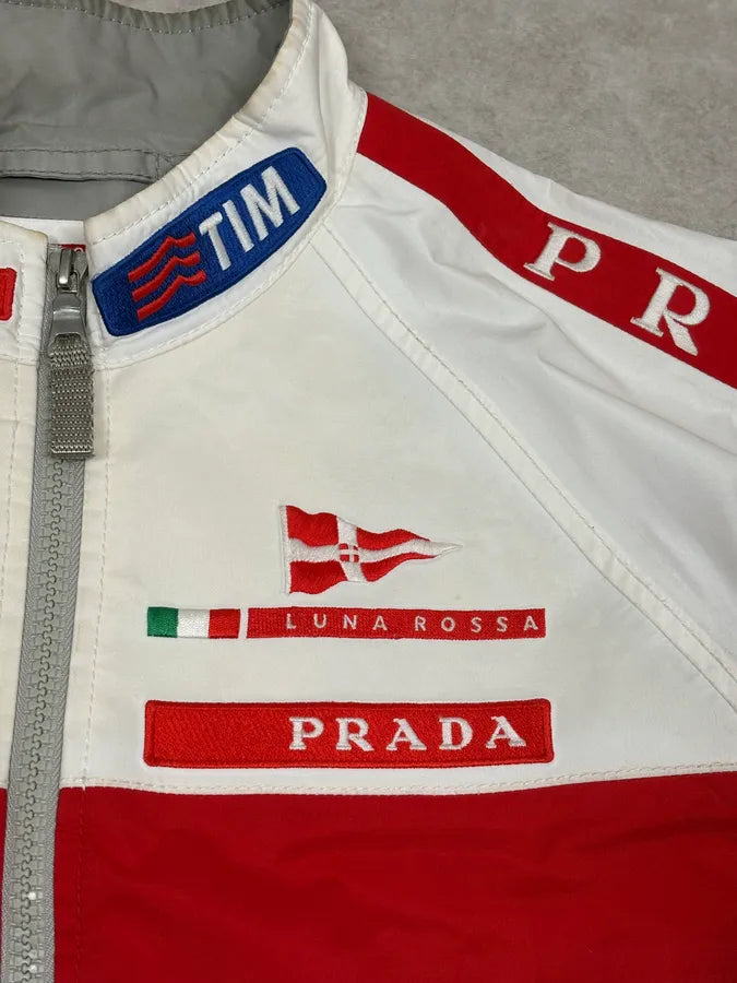 2003 Prada Luna Rossa Racing Challenge White Jacket fHljhPx 5