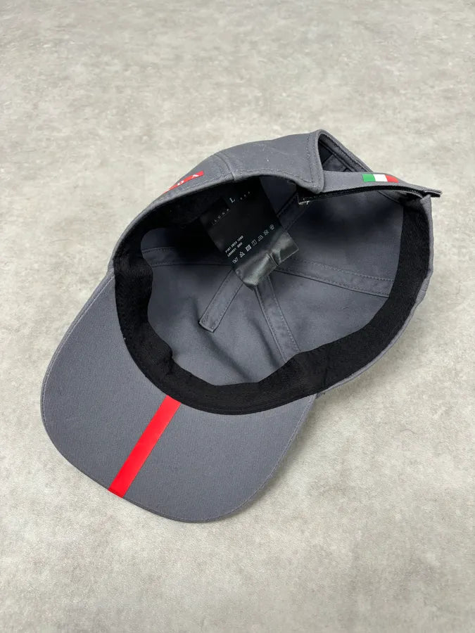 Prada Luna Rossa Grey Pirelli Racing Cap zLTvOTp 7