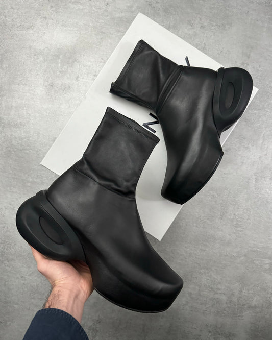 SS2023 Givenchy G Clog Black Lambskin Ankle Boots (45) - 1