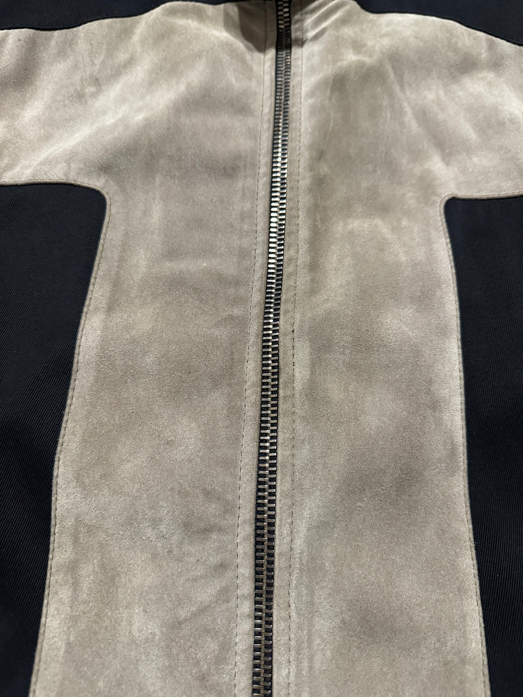 2000s Dolce & Gabbana Cross Suede Hybrid Architectural Jacket  (M) - 13