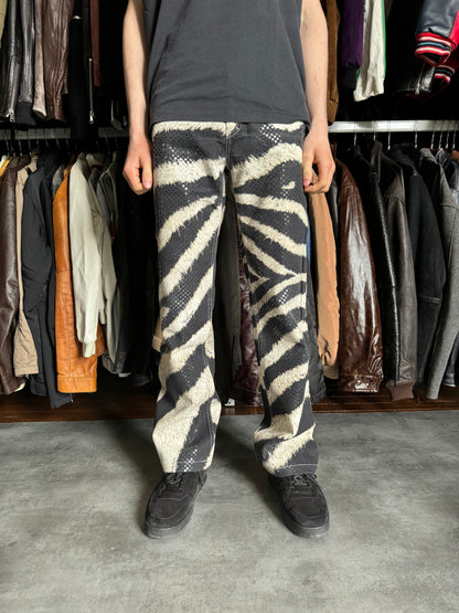 SS2000 Roberto Cavalli Zebra Relaxed Pants (M) - 2