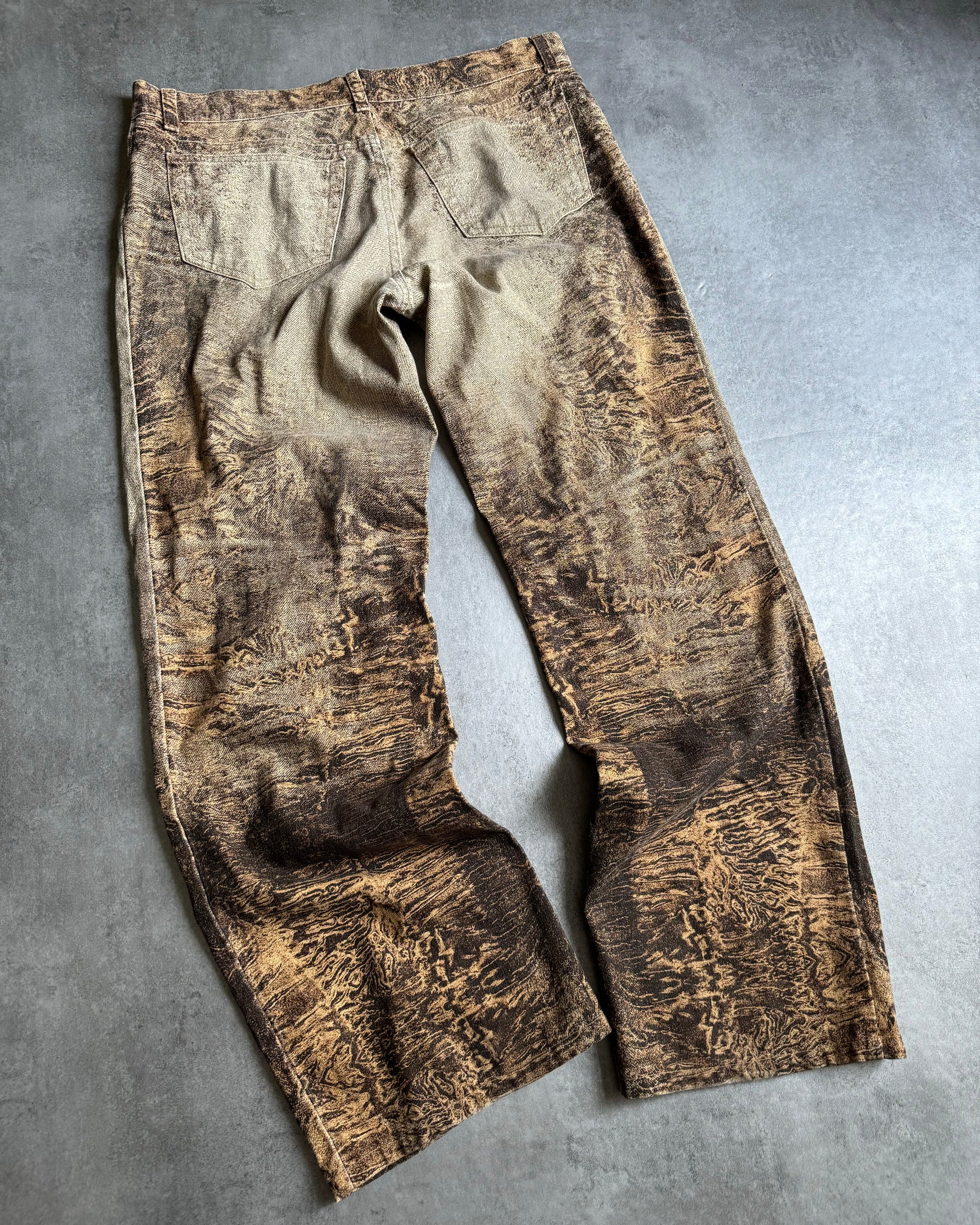 AW2000 Roberto Cavalli Sand Erosion Pants (L) - 4