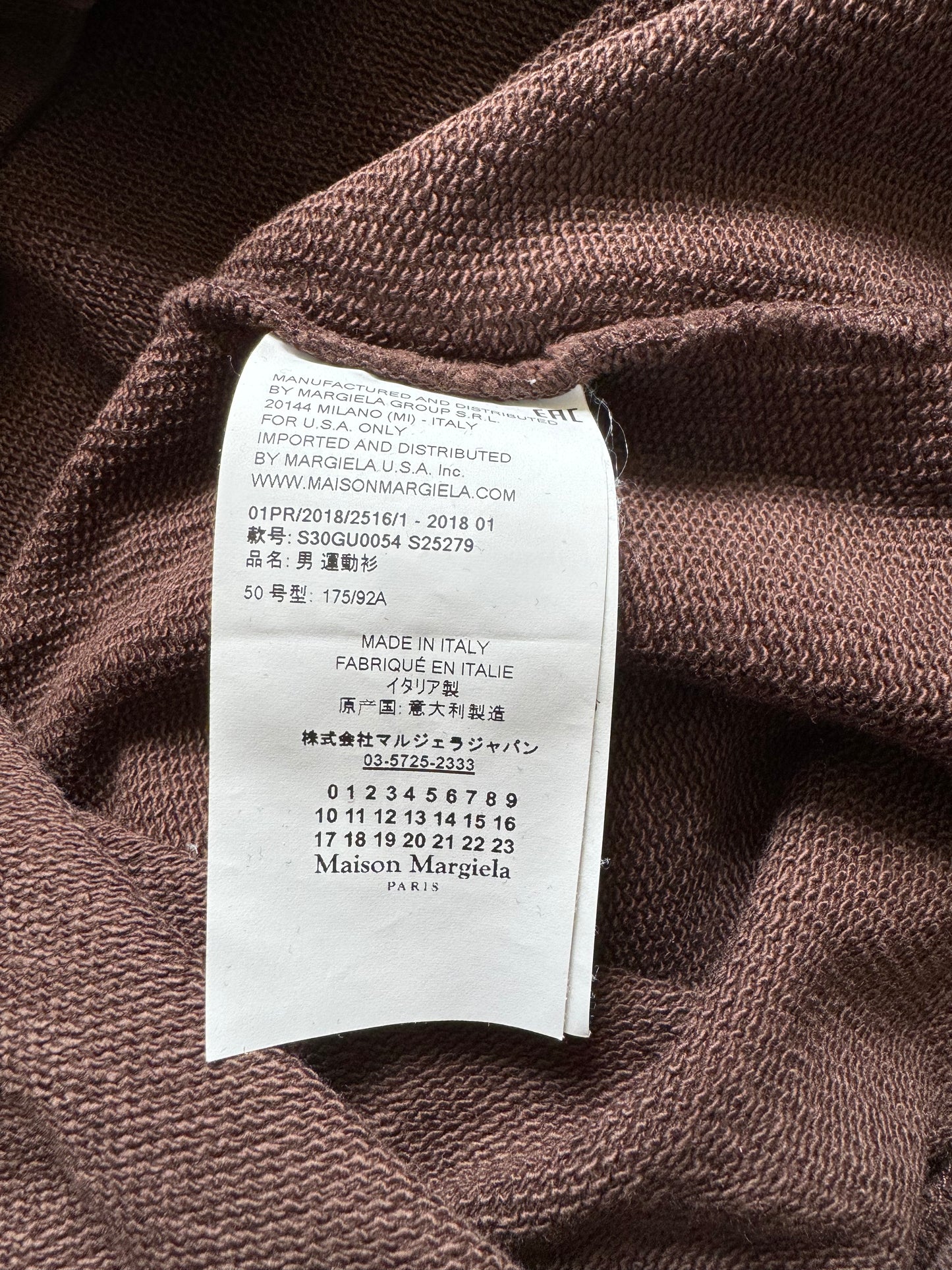 SS2018 Maison Margiela Brown Deconstructed Sweater (M) - 5