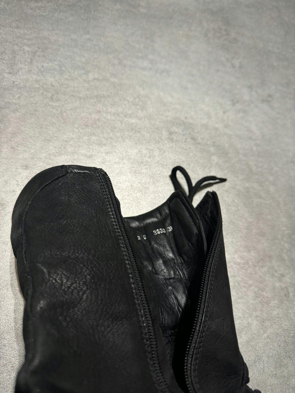 2000s Prada Black Biker Avant-Garde Ankle Boots (39eu/us6.5)