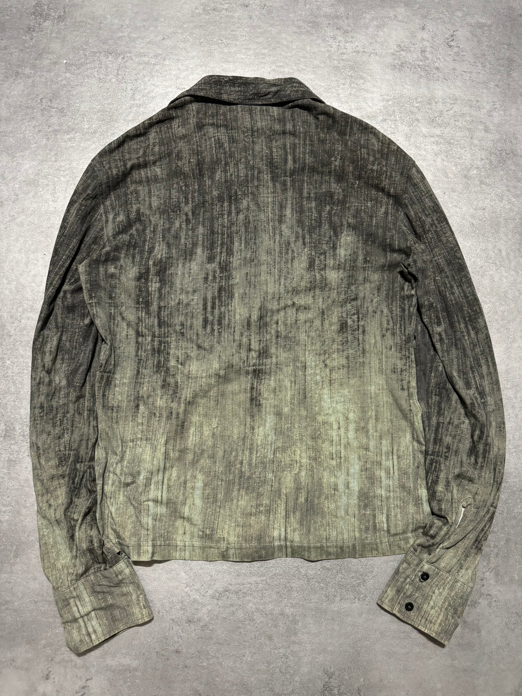 2000s Cavalli Blue Gradient Relaxed Shirt (M) - 2