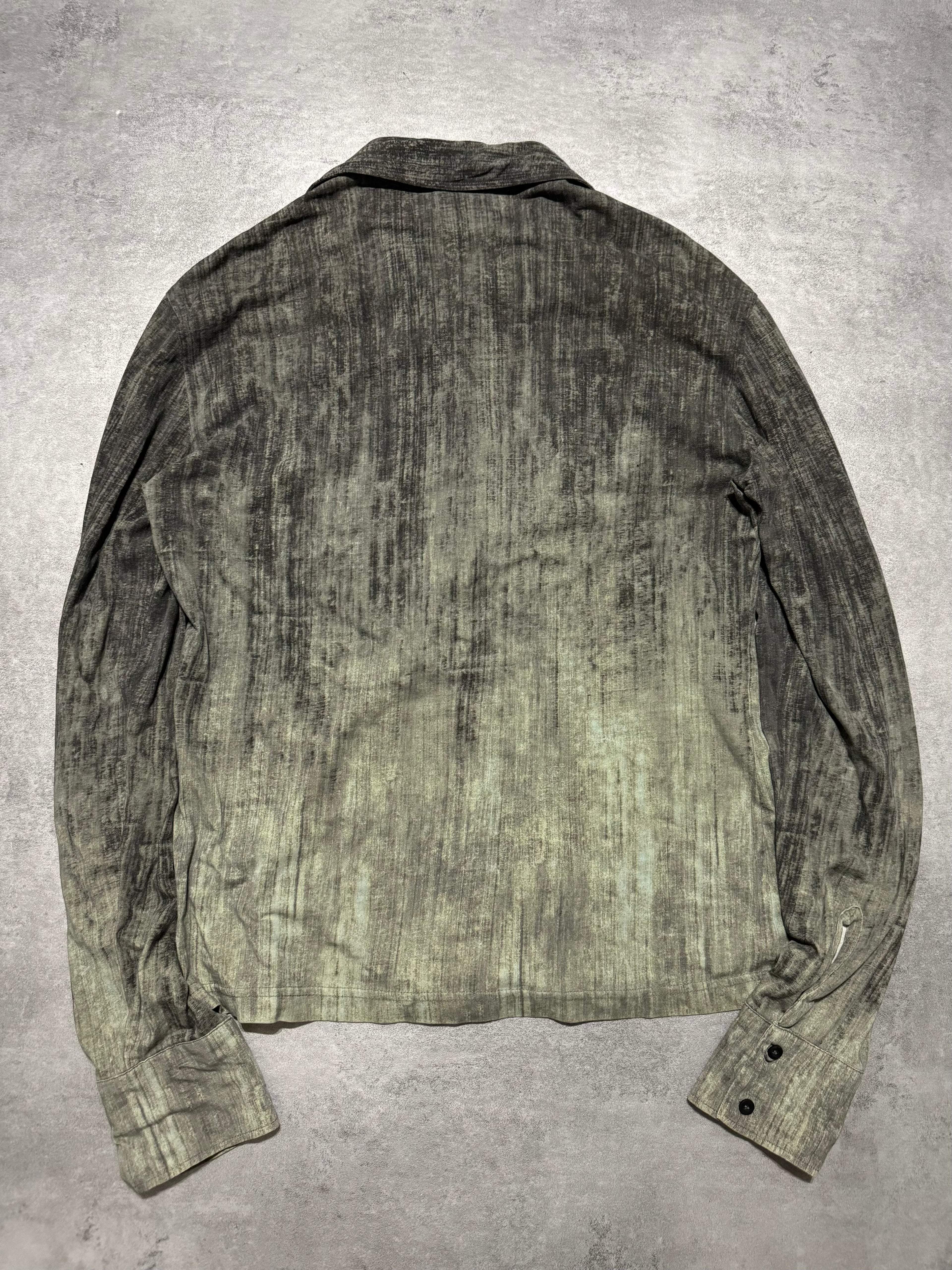 2000s Cavalli Blue Gradient Relaxed Shirt (M) - 2