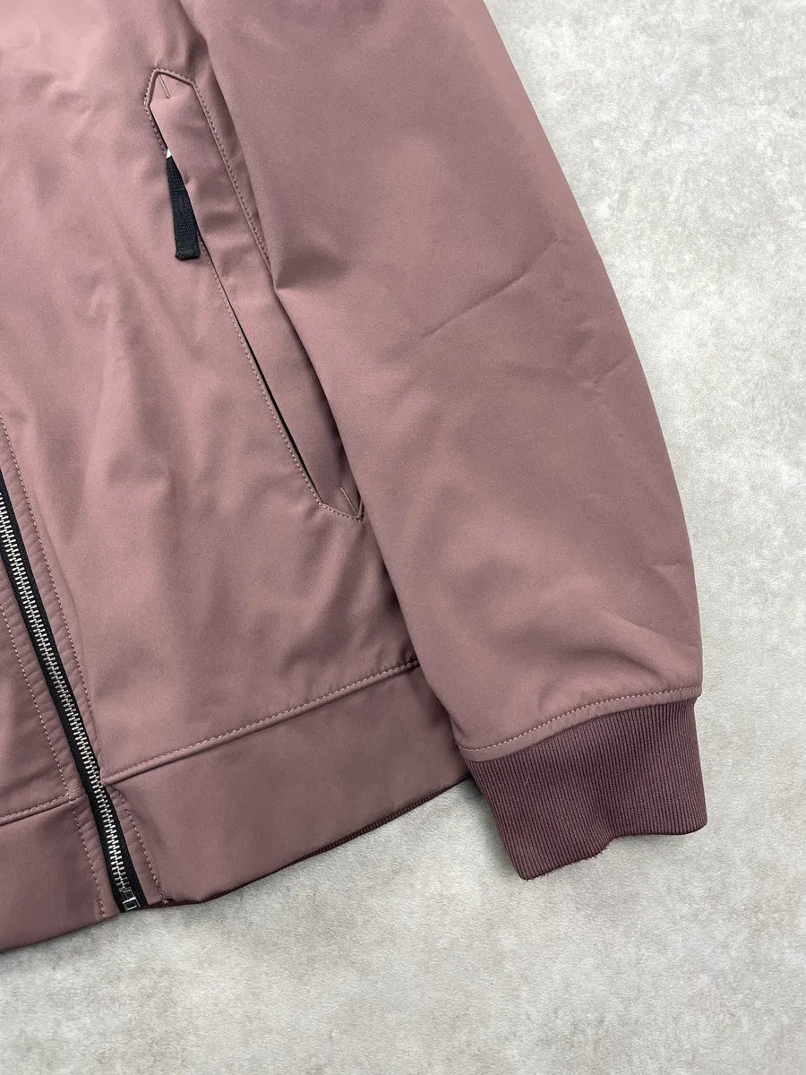 Stone Island Mauve Softshell Hooded Light Jacket mVEOFPTH 7